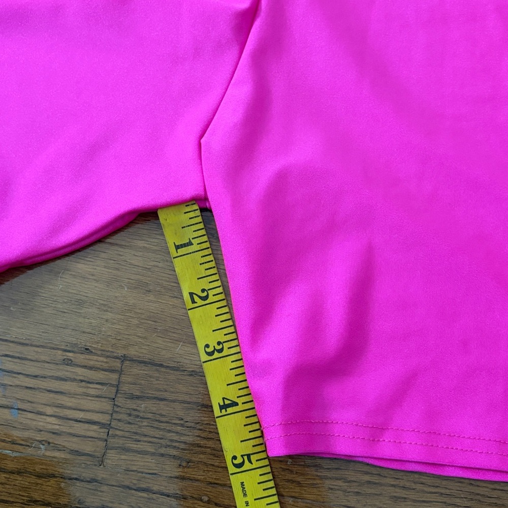 Pretty Little Thing Pink Neon Cycling Shorts Size 8 New With Tag - Picture 14 of 15